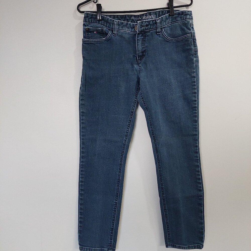 Tommy Hilfiger Women's Size 10R Mid Rise Modern Skinny Jeans Stretch